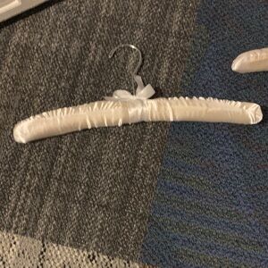 Elegant Cream Satin Padded Hanger
